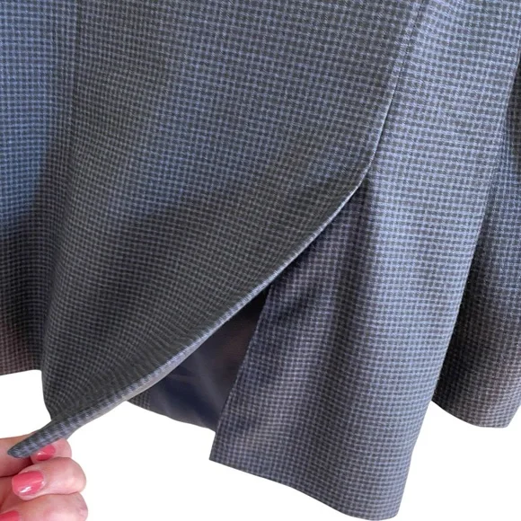 MICHAEL KORS BLUE & BLACK SPORTS COAT Size 42R Micro-Check